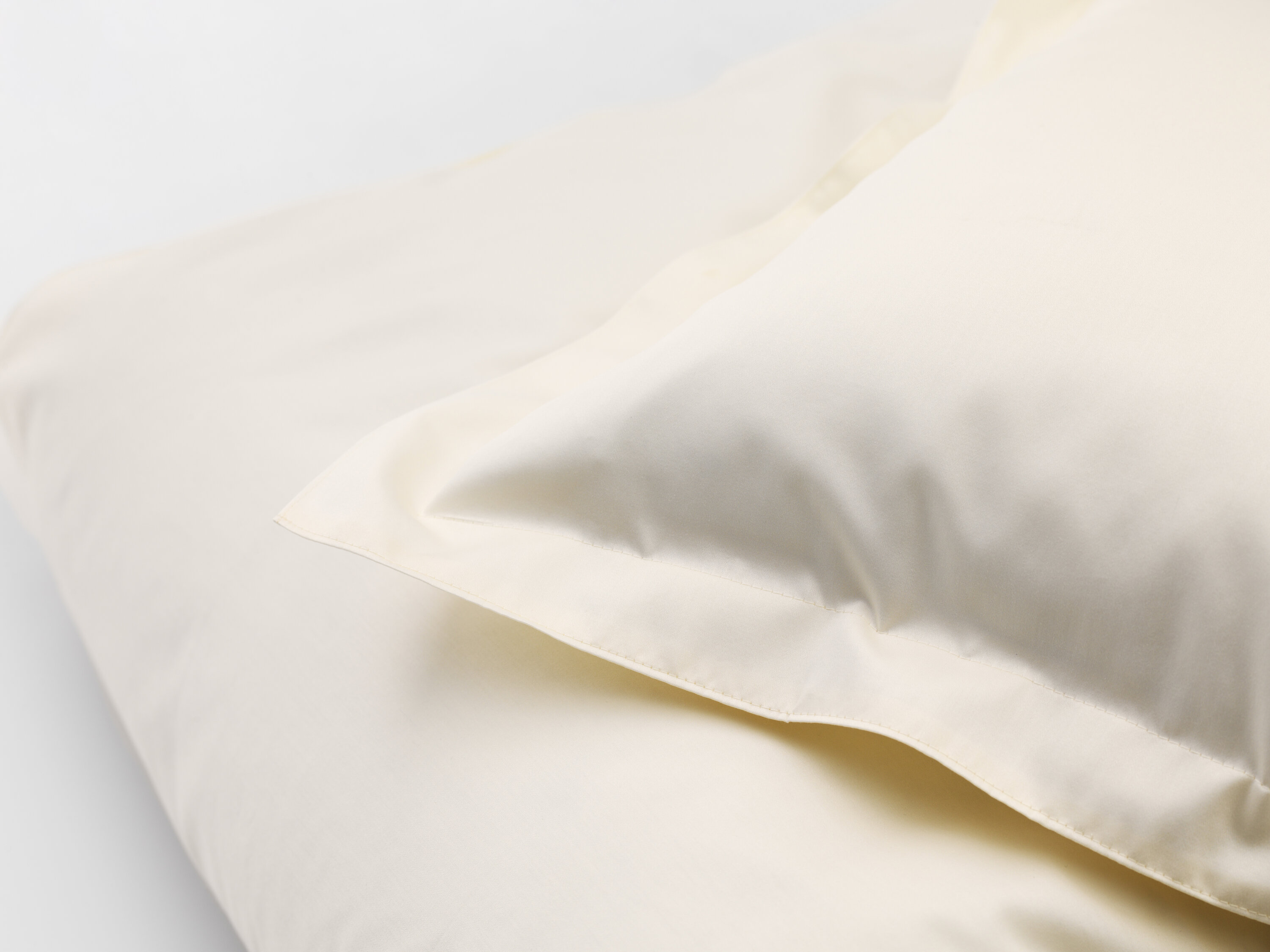 DUX bed linen  satin plain  beige 