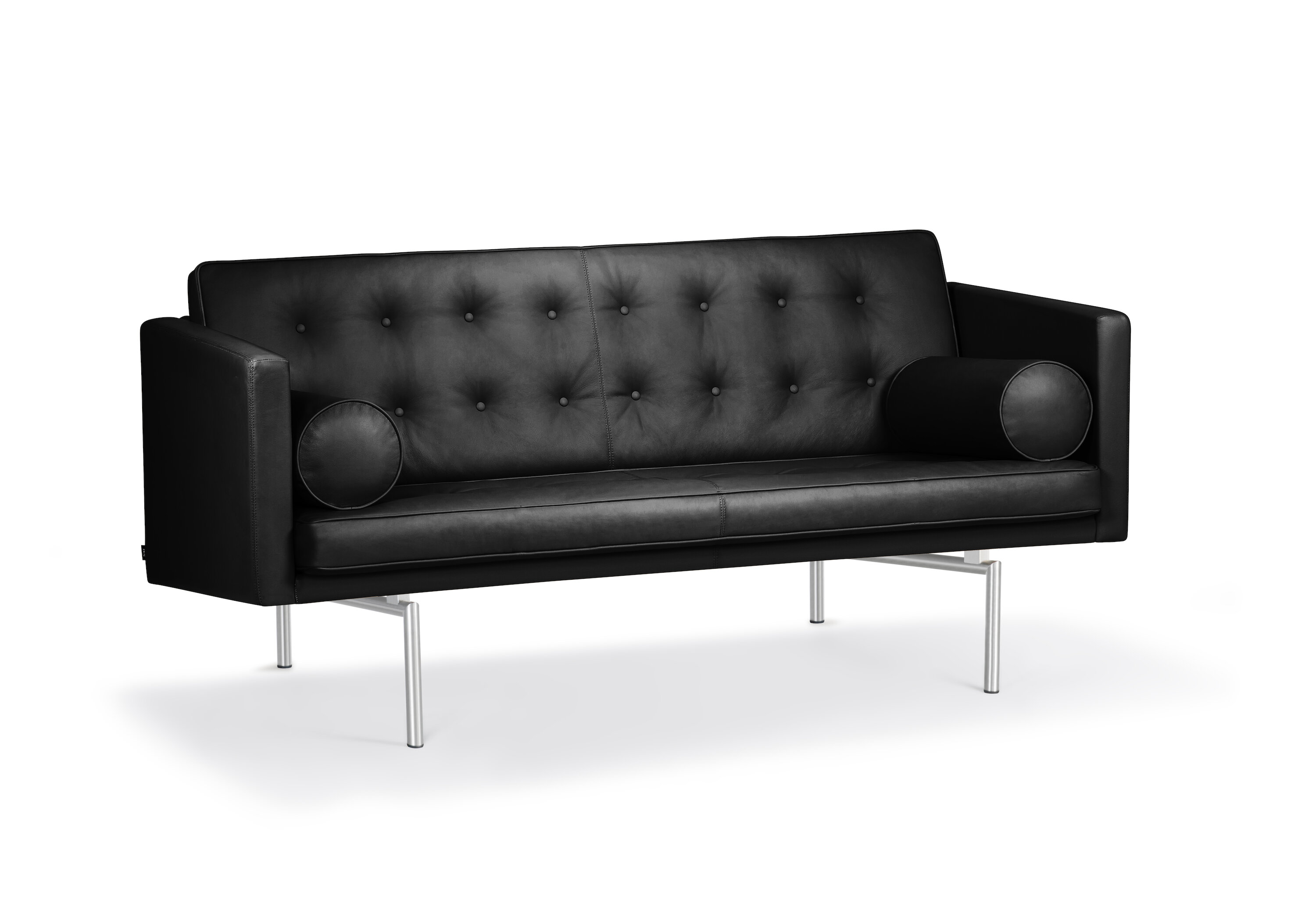 Ritzy 2 Seater Chrome Naturale Schwarz